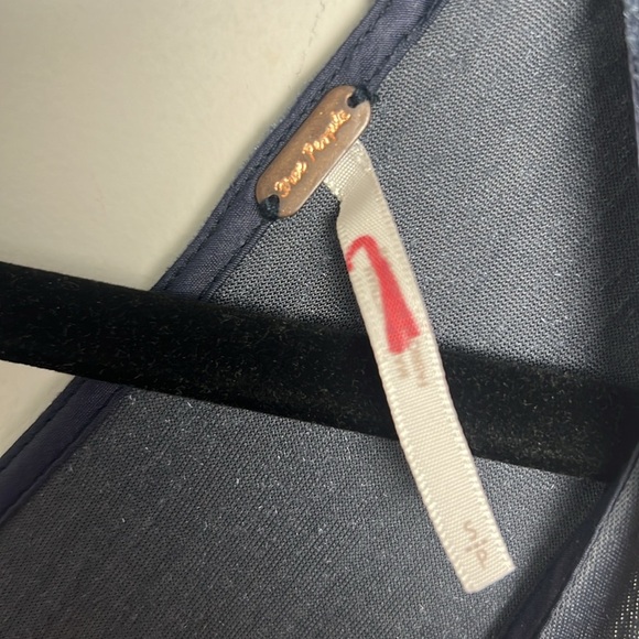 NEW Free People Small Pleated Plush Swing Tiered Mini Dress In Rare Night - Picture 10 of 13